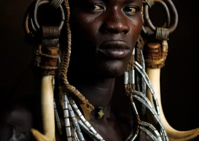 Mursi tribal man